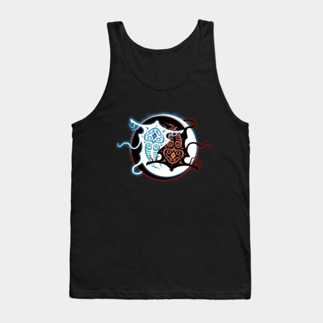 Raava x Vaatu - Yin Yang Tank Top by Cattoc_C